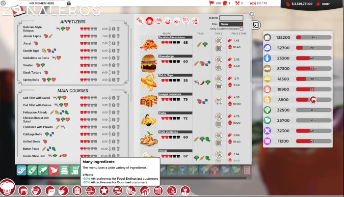 Chef: A Restaurant Tycoon Game por mega