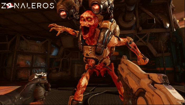 Doom VFR gameplay